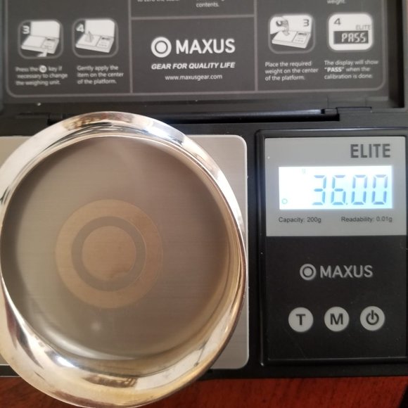 Solid 925 Sterling Silver Modern Convex Twist Bangle Bracelet 36 Grams - Picture 8 of 8